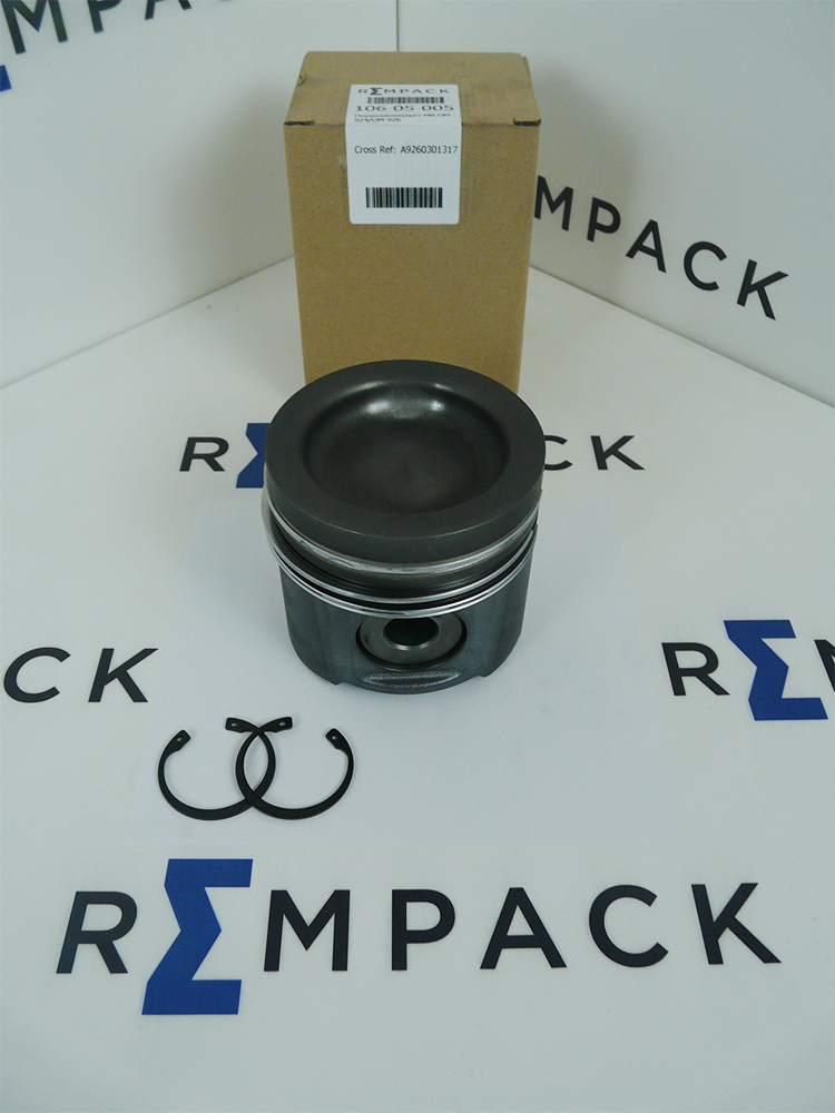Поршень комплект REMPACK 10605005  106 05 005 Mercedes A9260301317, Mercedes A9260371301, Mercedes A9260303717, REMPACK 10605005 Поршнекомплект MB OM924 OM926 